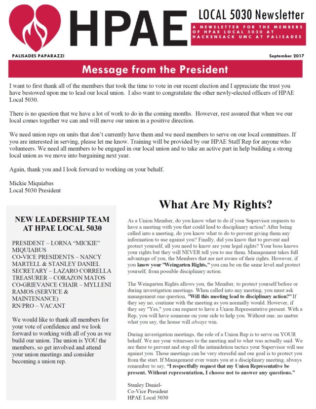 Palisades Newsletter - August 2023