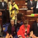 Democrats stage sit-in on House floor over gun control vote