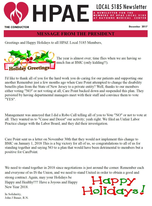 The Conductor Newsletter - December  2024