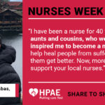 HPAE Celebrates Nurses Week 2020 by Honoring Members in Social Media Posts about their Inspiration to Serve